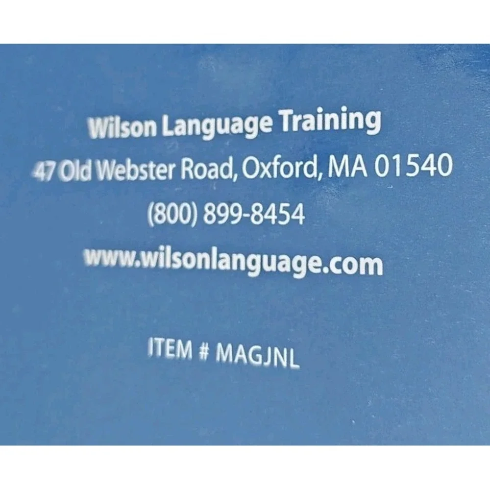 Wilson Magnetic Journal ITEM MAGJNL Wilson Language Training No Letter Tiles